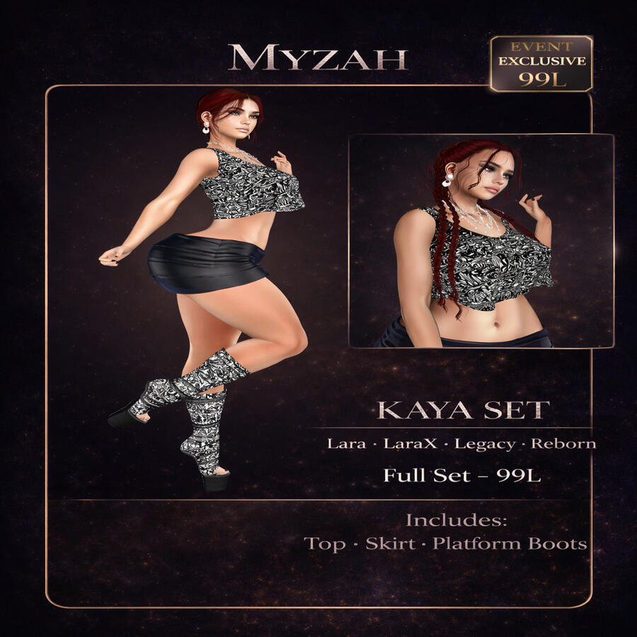 Myzah - Kaya Set Scribbles