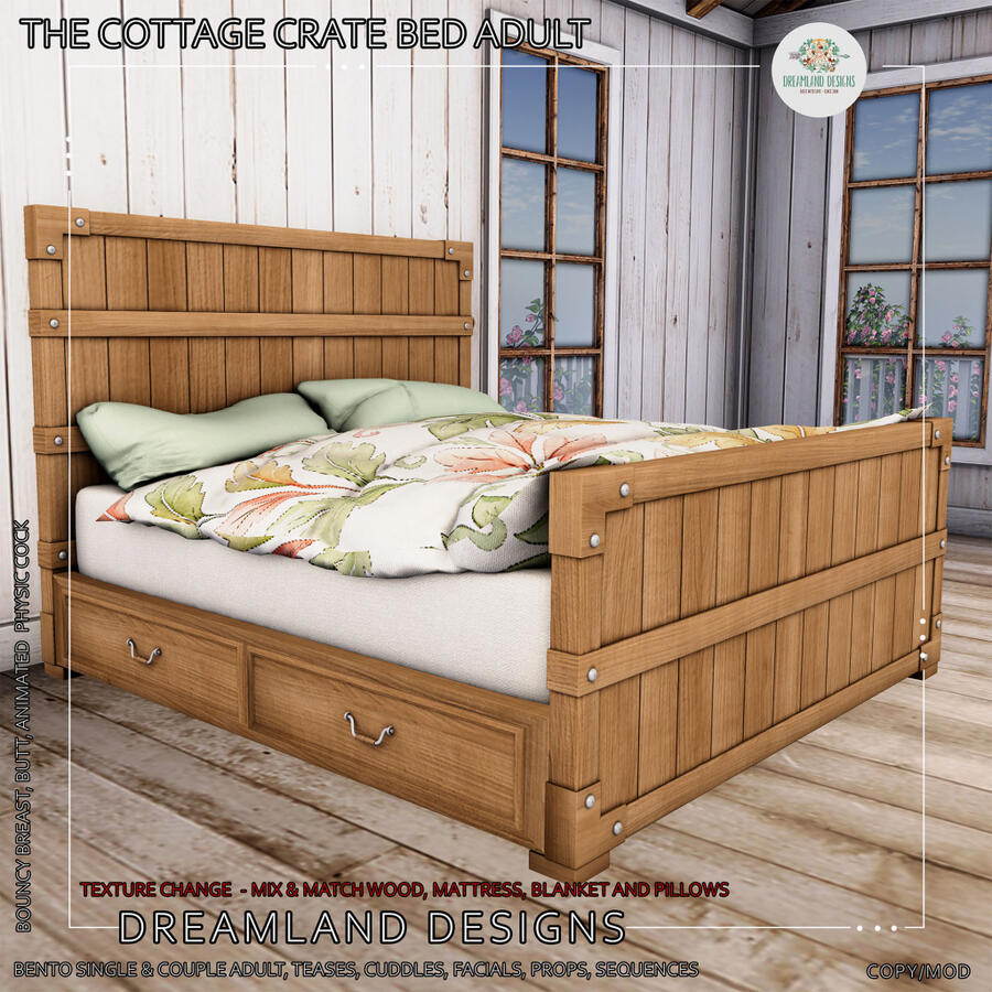 Dreamland Designs Cottage Crate Bed Dreamland Designs Cottage Crate Bed