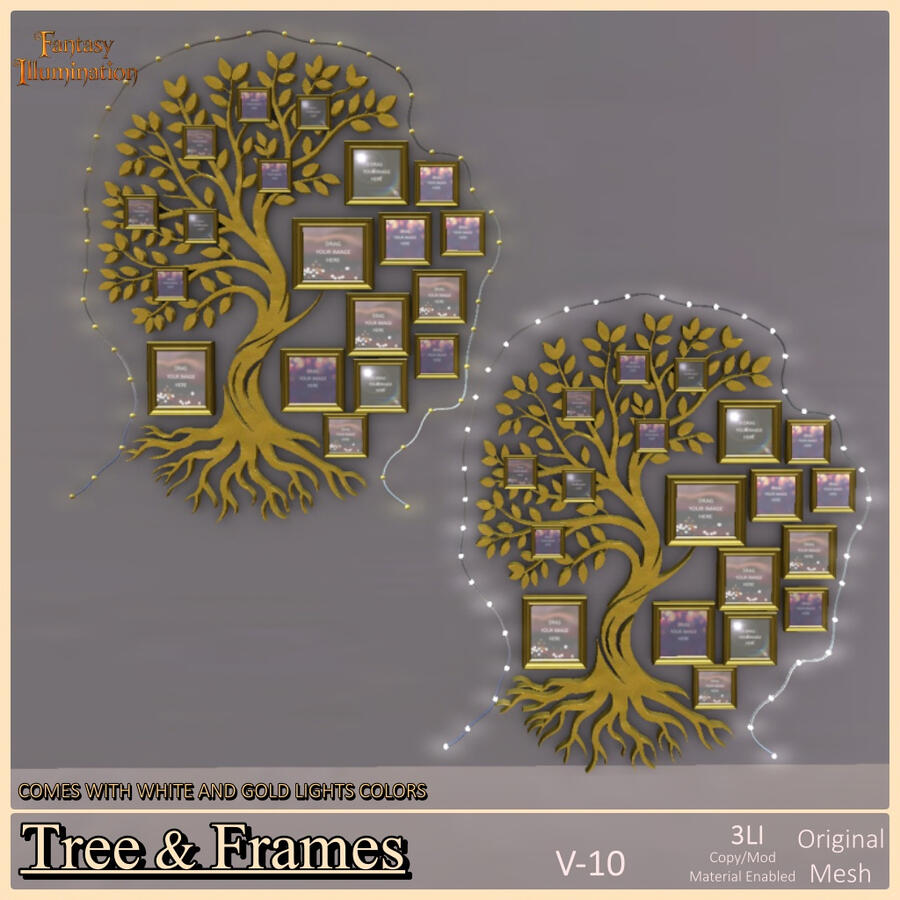 Fantasy Illumination Tree & Frames Fantasy Illumination Tree & Frames