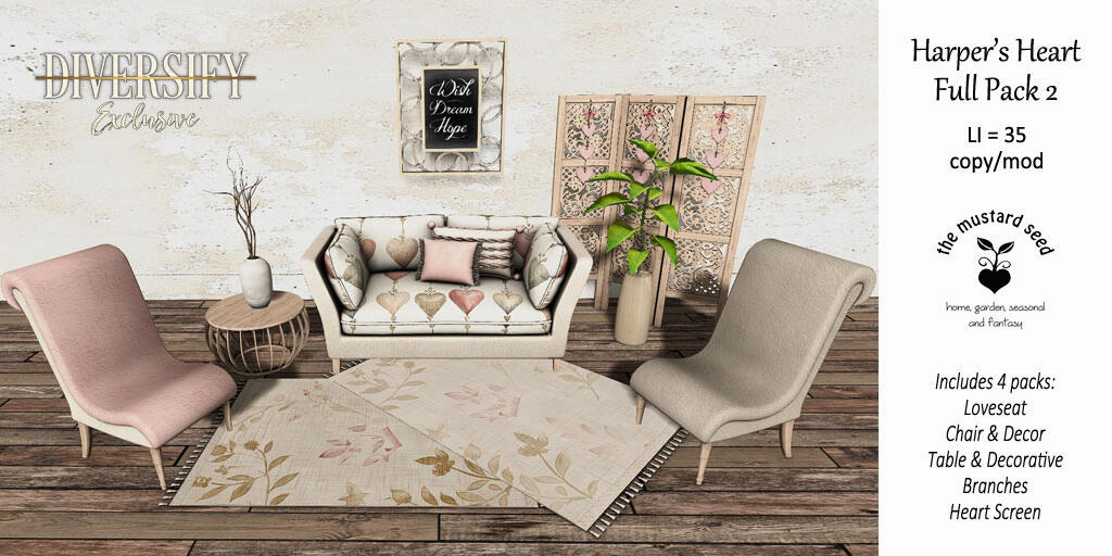 The Mustard Seed Harper's Heart Full Pack