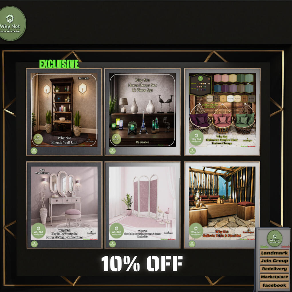 Why Not Home and Garden FurnitureExclusive